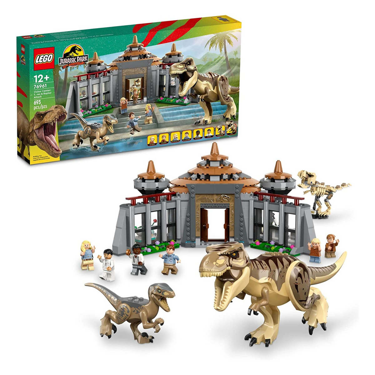 Lego t rex deals attack