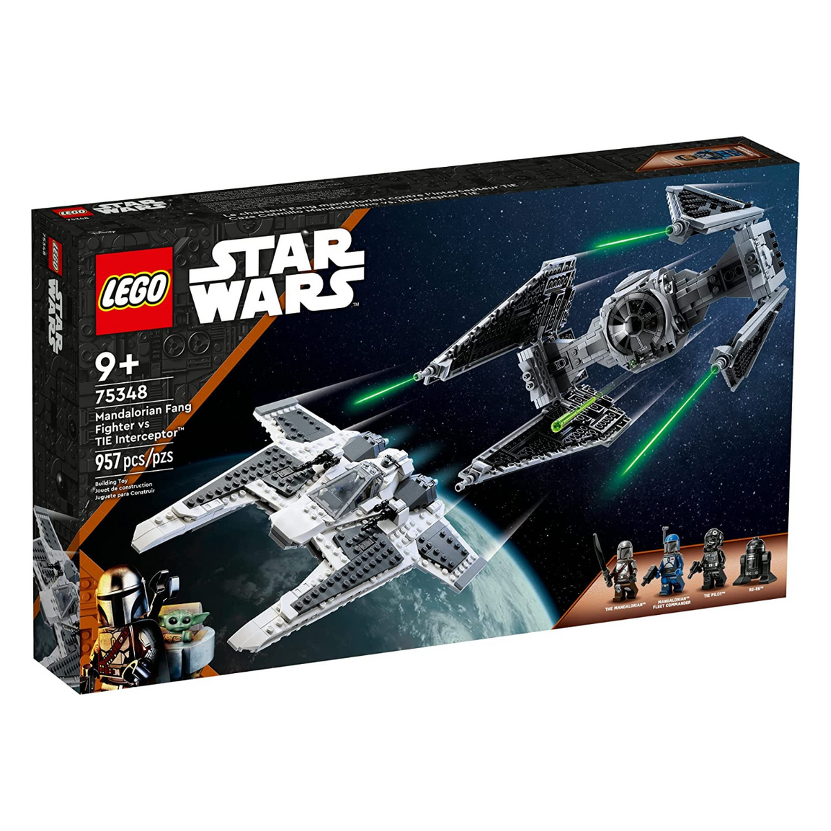 LEGO Star Wars Mandalorian Fang Fighter vs. TIE Interceptor