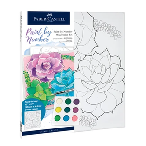 Paint by Number Watercolor Sets