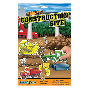 Create-A-Scene Magnetic Playset Construction Site