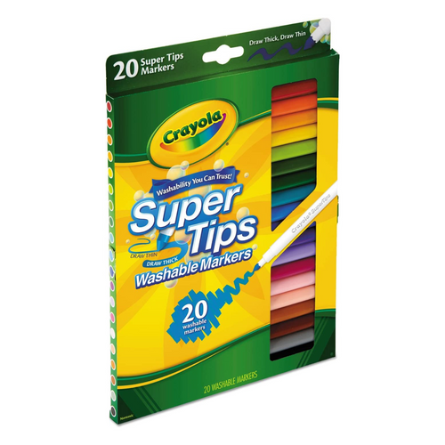 Crayola Super Tips Washable Markers (20 Count)