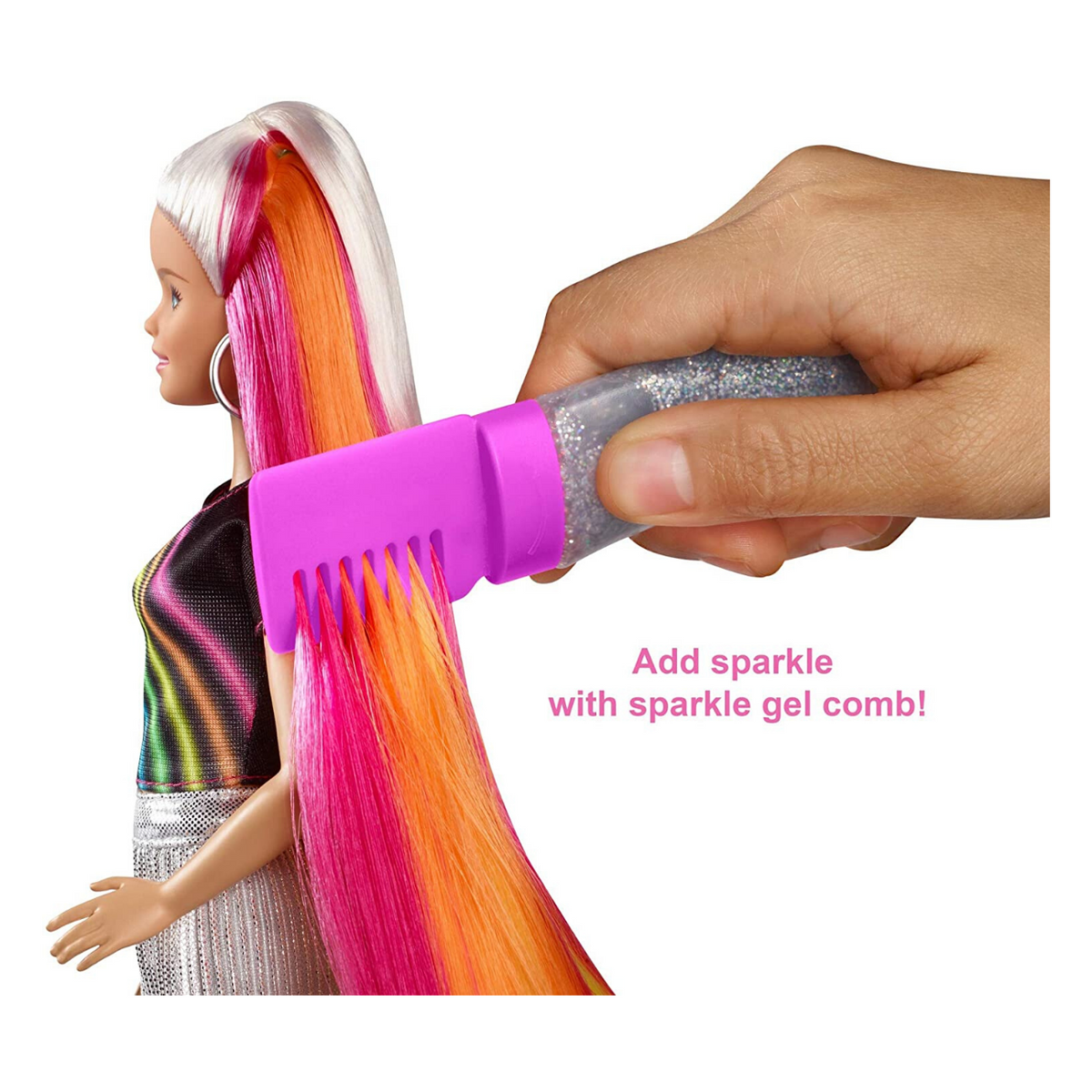 Barbie Rainbow Sparkle Hair – Child's Play