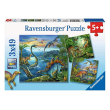 Load image into Gallery viewer, Dino Fascination 3-in-1, 49-Piece Puzzle