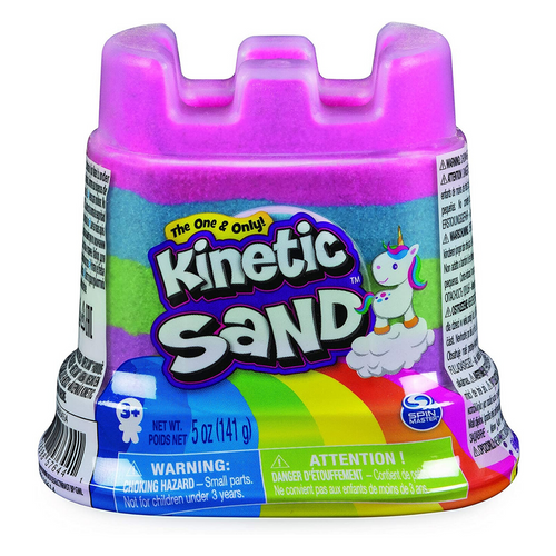 Kinetic Sand Rainbow Castle Container