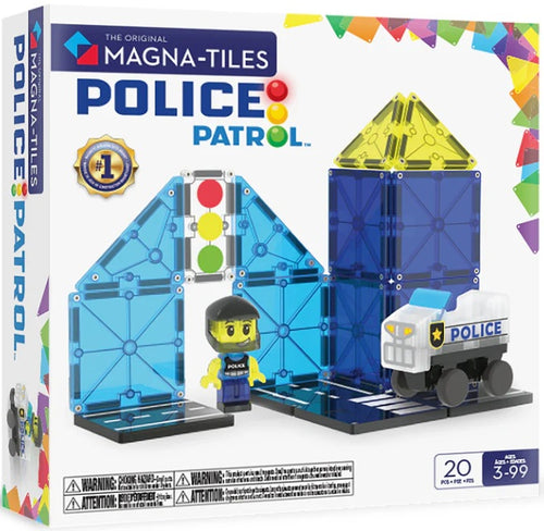 Magna-Tiles Police Patrol 20pc Set