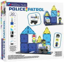 Load image into Gallery viewer, Magna-Tiles Police Patrol 20pc Set