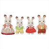 Calico Critters - Chocolate Rabbit Family