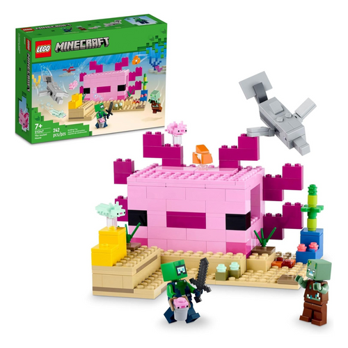 LEGO Minecraft Axolotl House