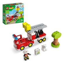 Load image into Gallery viewer, LEGO Duplo Firetruck contents