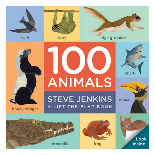 100 Animals (lift-the-flap padded board book)