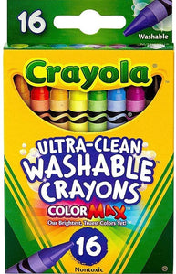 16 Count Washable Crayons