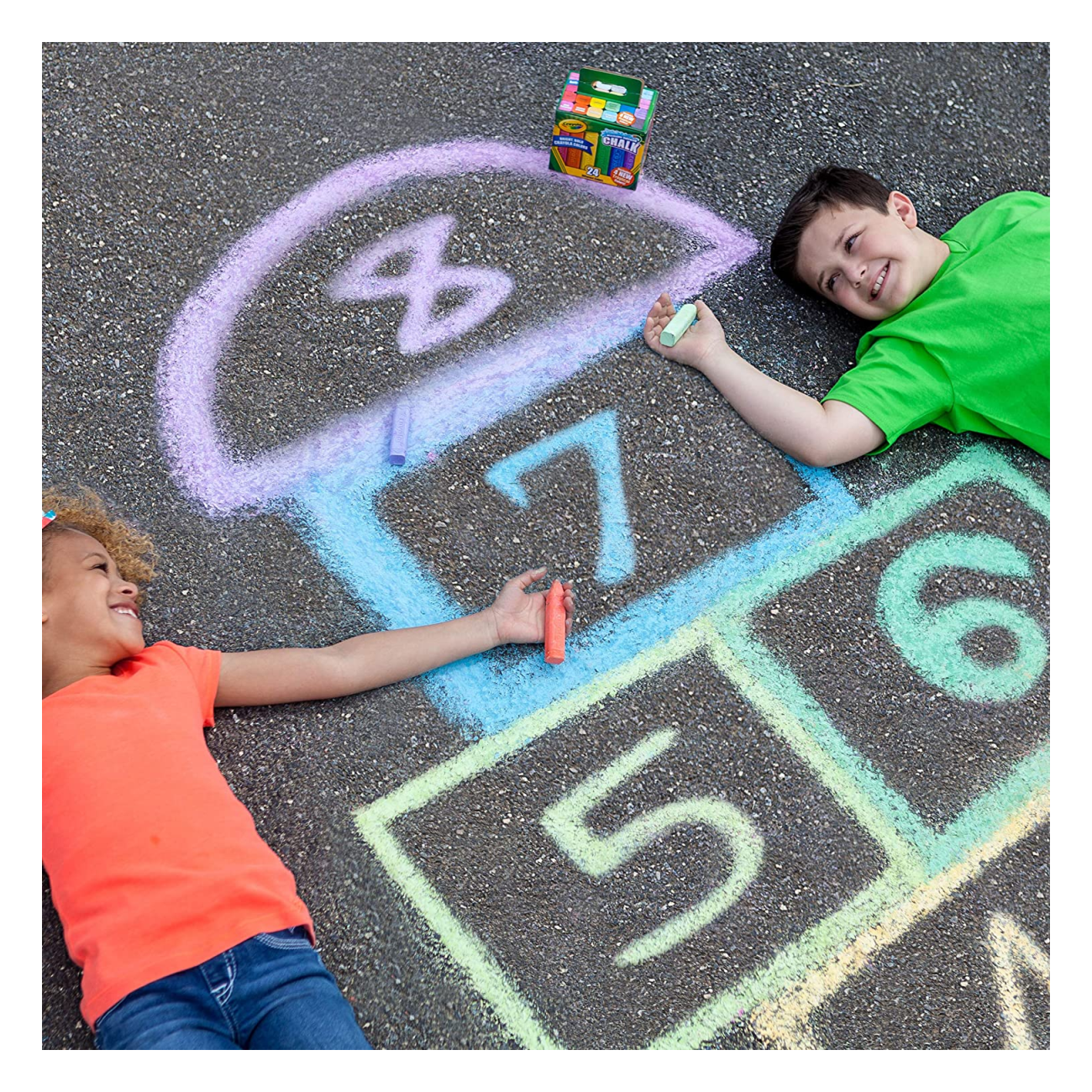 24-Count Crayola Washable Sidewalk Chalk (Assorted Colors)