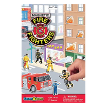 Load image into Gallery viewer, Create-A-Scene Magnetic Playset Fire Fighters