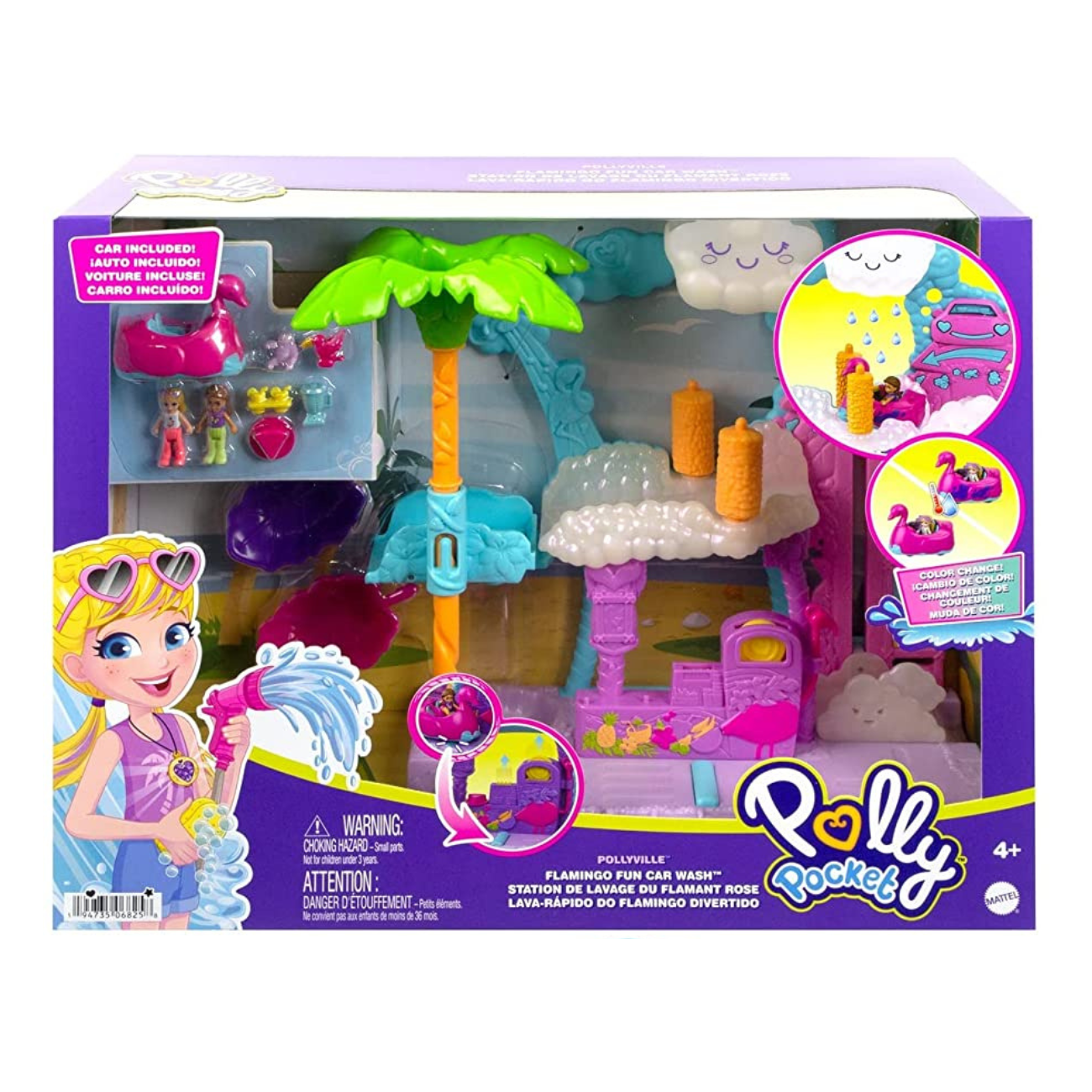 Polly pocket top car wash