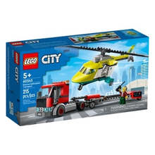 Load image into Gallery viewer, LEGO City Rescue Helicopter Transport 