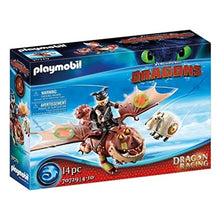 Load image into Gallery viewer, Playmobil Dragon Riders: Fishlegs and Meatlug