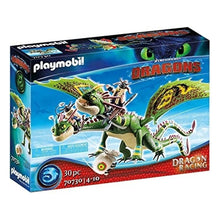 Load image into Gallery viewer, Playmobil Dragon Riders: Ruffnut and Tuffnut with Barf and Belch