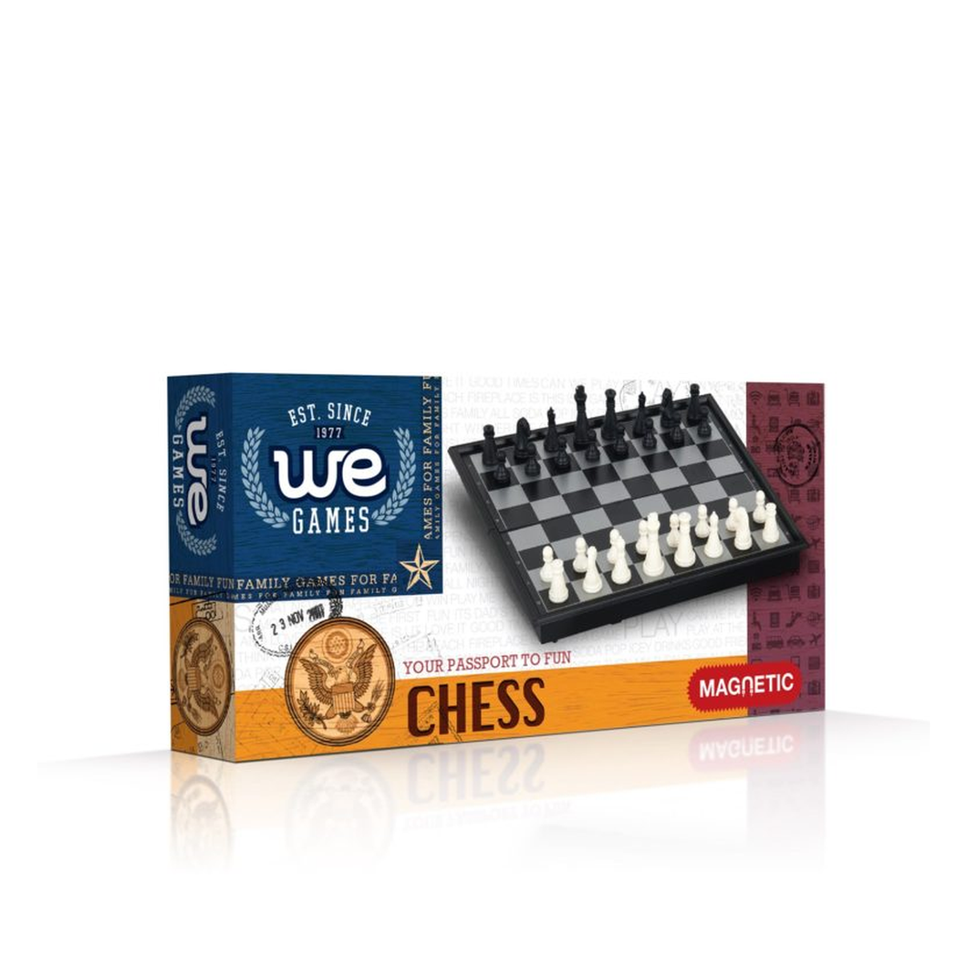 WE Games Magnetic Chess Set – 8 inches