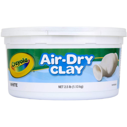 Air Dry Clay Bucket White