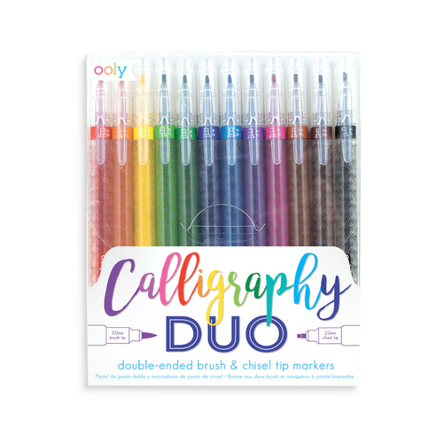 Calligraphy Duo (Chisel & Brush Tip Markers)