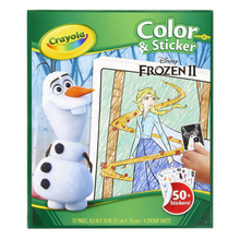 Load image into Gallery viewer, Color &amp; Sticker Frozen Activity Book