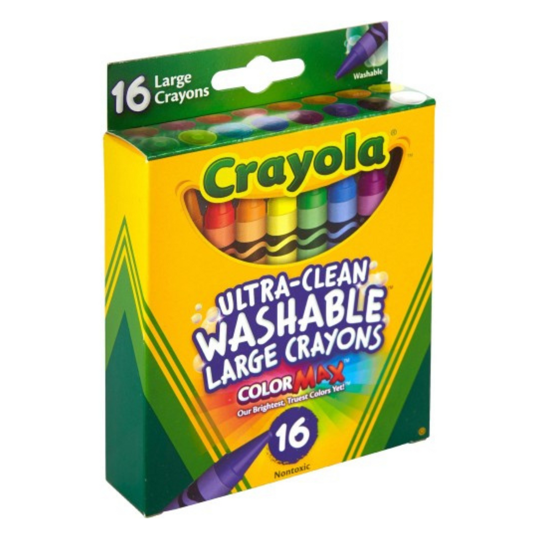 Crayola Large Washable Crayons (16 Count)