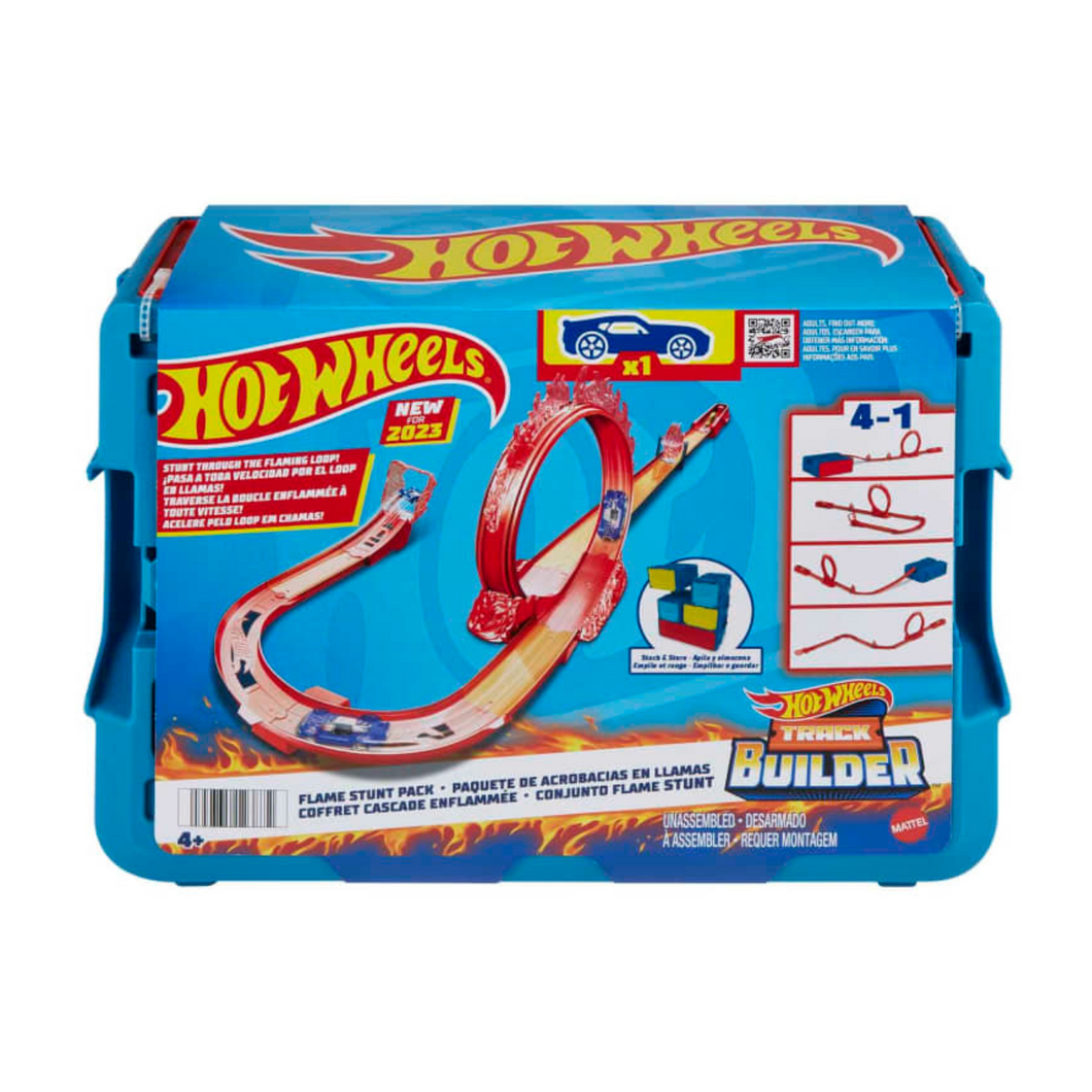 Hot Wheels Track Builder Flame Stunt Pack – Child's Play