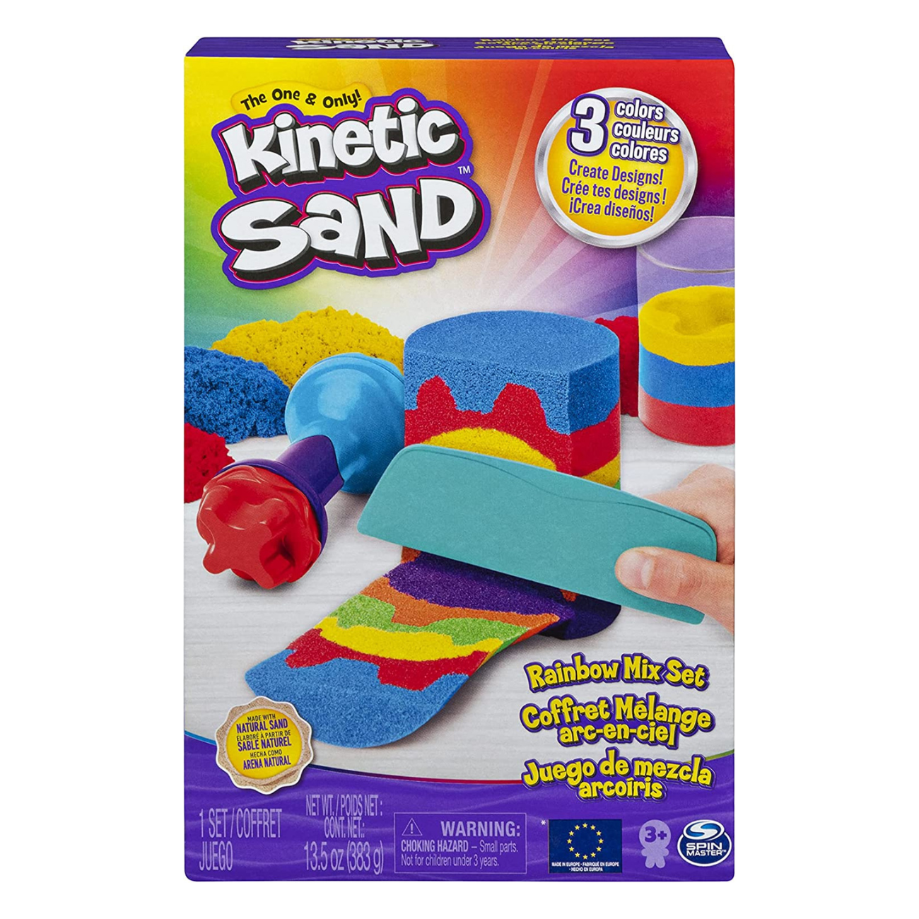 Kinetic Sand Rainbow Mix Set Child s Play