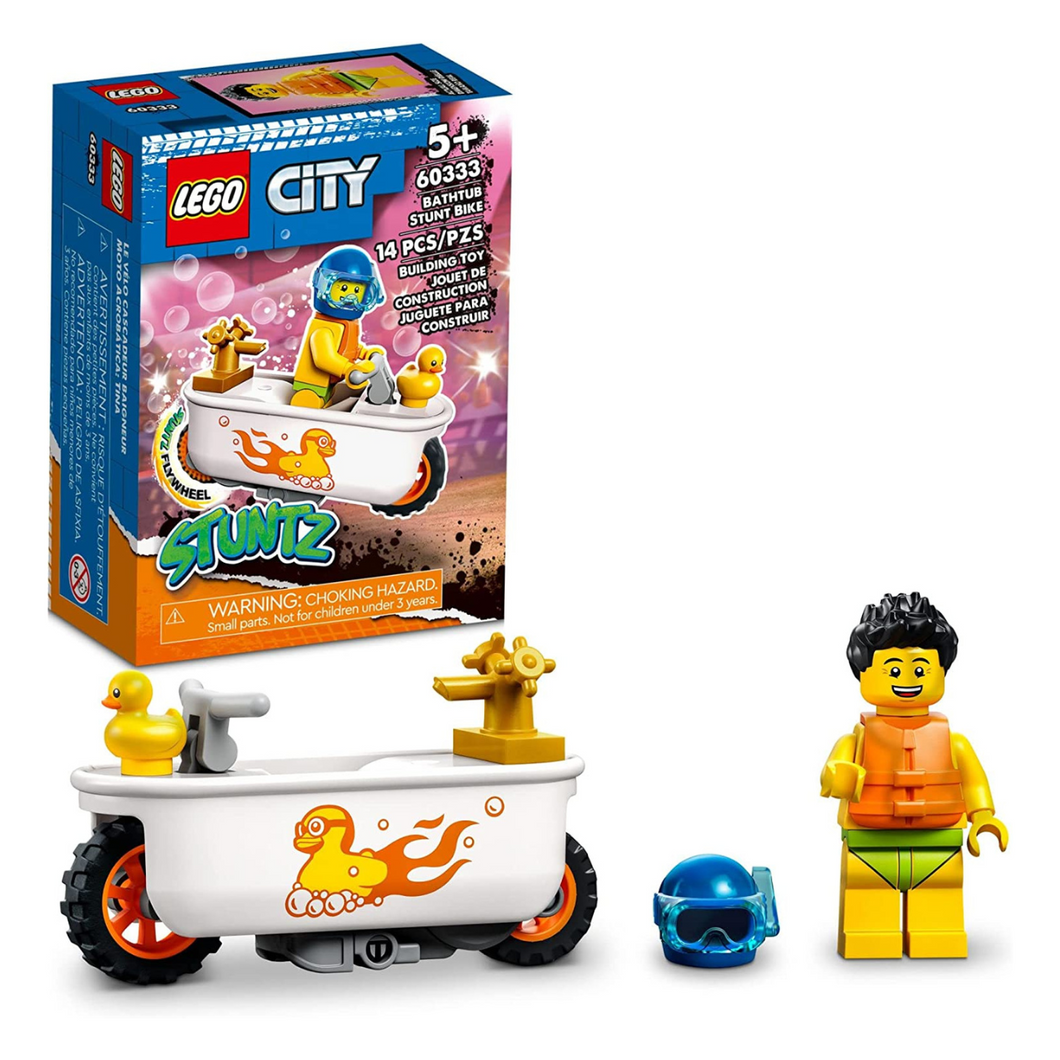 LEGO City Stuntz Bathtub Stunt Bike – Child's Play