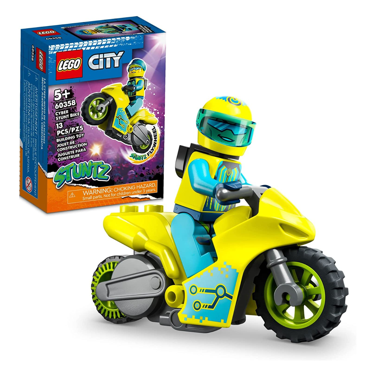LEGO City Stuntz Cyber Stunt Bike – Child's Play