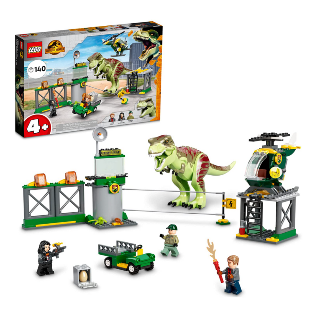  LEGO Jurassic World T. rex Dinosaur Breakout