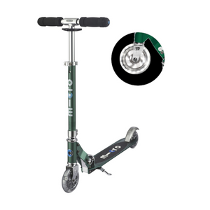 Micro LED Sprite Forest Green Scooter