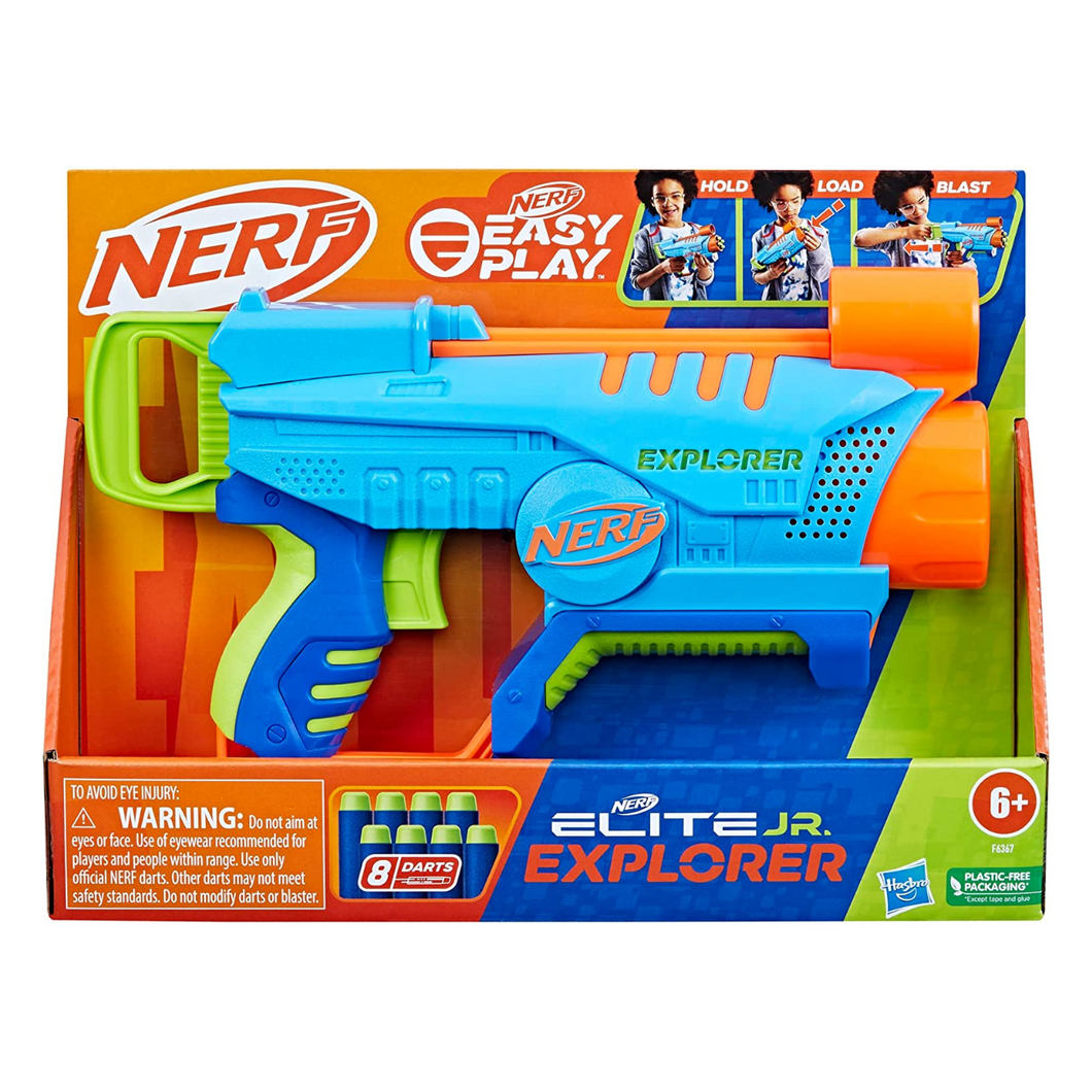 Nerf Elite Junior Explorer Easy-Play Toy Foam Blaster – Child's Play