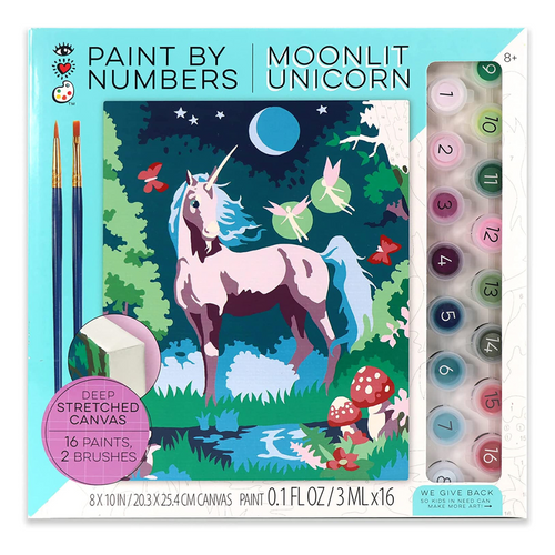 Paint by Numbers Moonlit Unicorn
