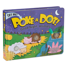 Load image into Gallery viewer, Poke-A-Dot Goodnight Animals Book