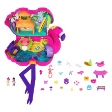 Load image into Gallery viewer, Polly Pocket Flamingo Party Playset