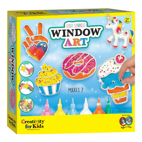 Rainbow Sprinkles Easy Sparkle Window Art Kit