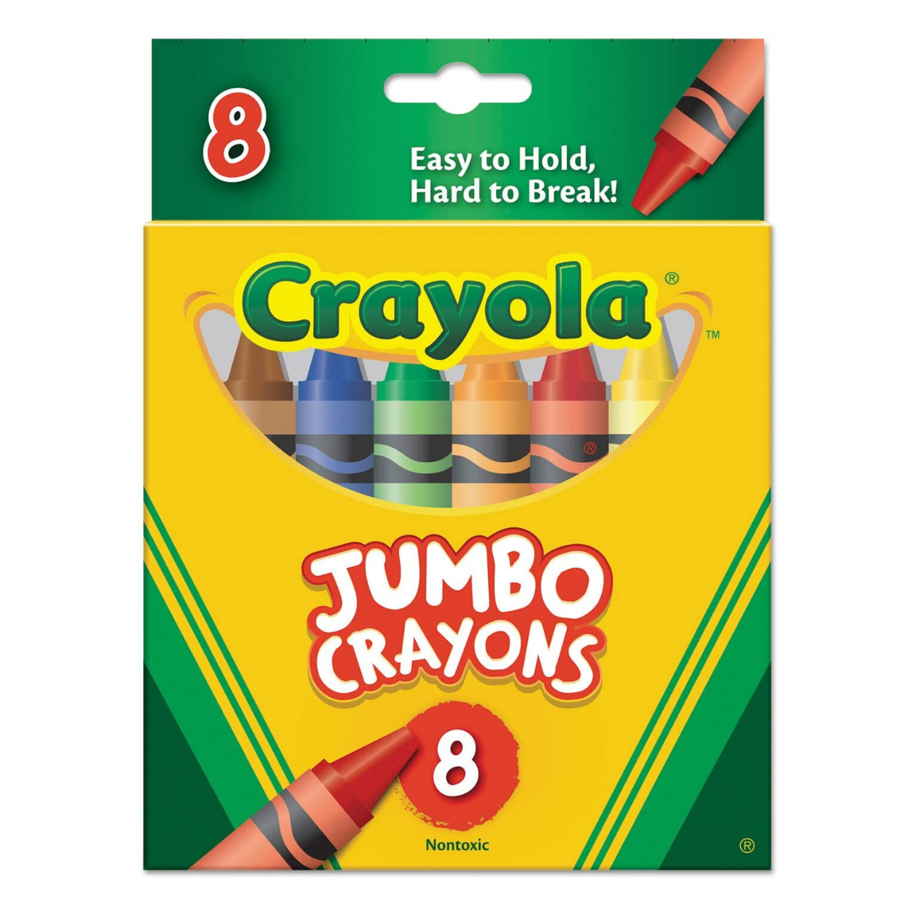 Minikids Jumbo Crayons - 8 colours