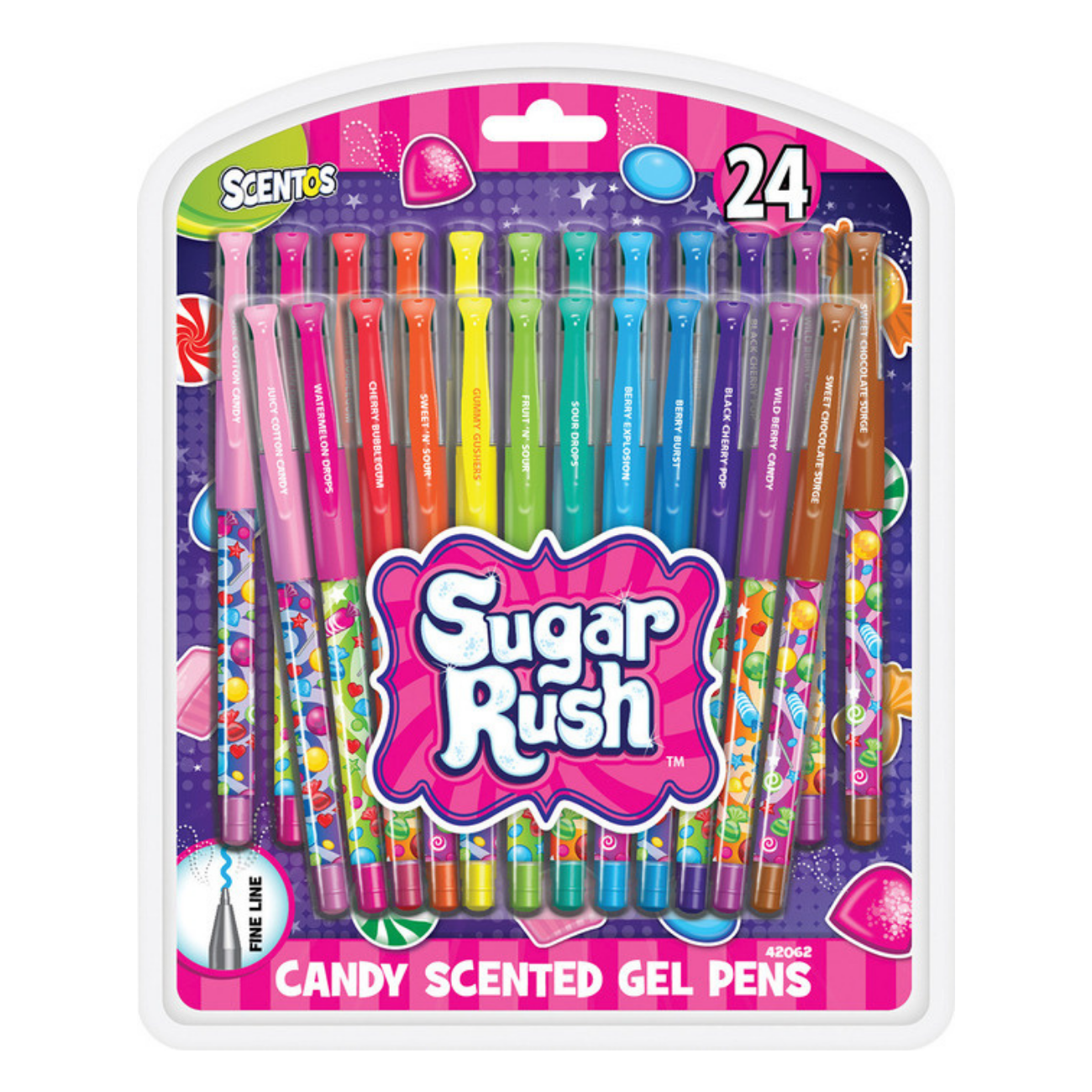 24 Sugar Rush Scented Pens for Sale in Pompano Beach, FL - OfferUp