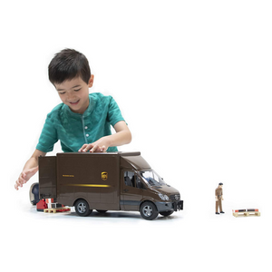 UPS Truck and Driver