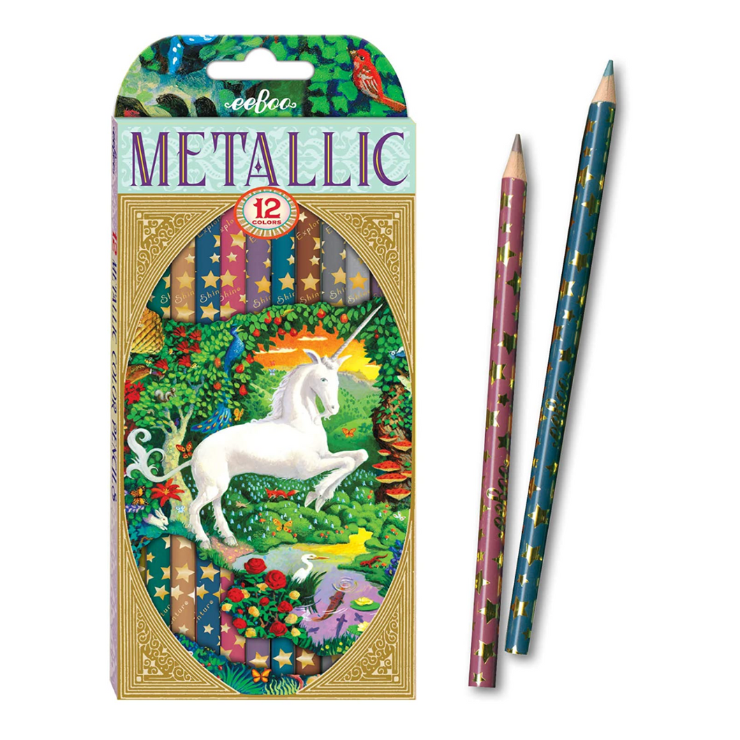 Unicorn Metallic Color Pencils