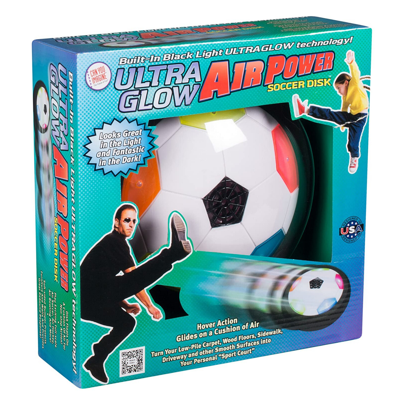 Ultra Glow Air Power Soccer Disk – Child's Play