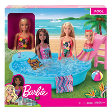 Load image into Gallery viewer, Barbie Doll &amp; Pool Playset