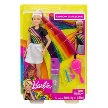 Load image into Gallery viewer, Barbie Rainbow Sparkle Hair