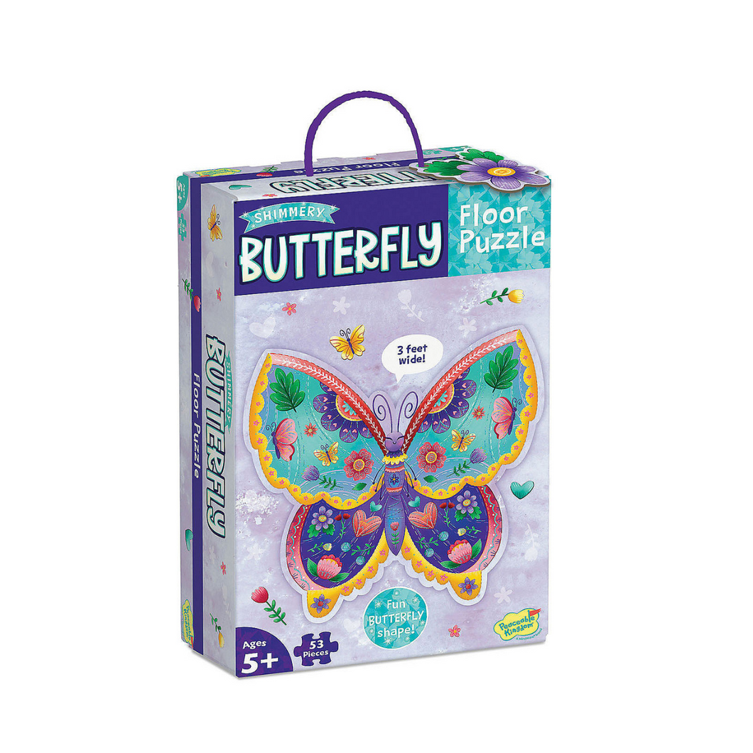 Butterfly 53-Piece Floor Puzzle