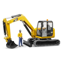 Load image into Gallery viewer, Cat Mini Excavator with Worker