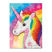 Load image into Gallery viewer, Coloring with Clay Unicorn &amp; Friends