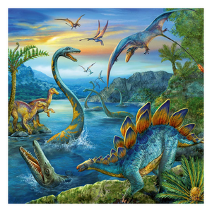 Dino Fascination 3-in-1, 49-Piece Puzzle