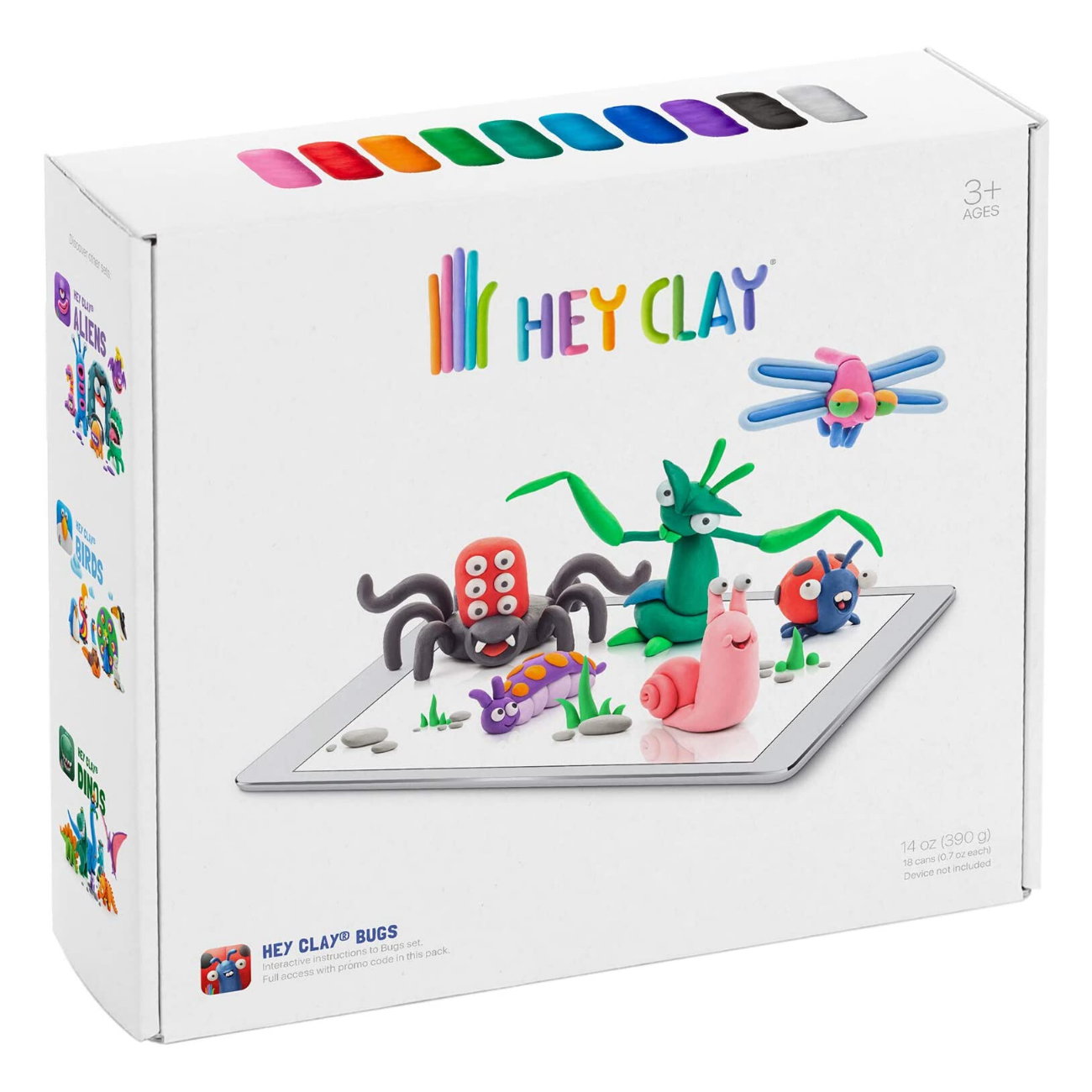  Fat Brain Toys Hey Clay Aliens - Clay Kit with Interactive App,  Kids & Tweens : Toys & Games