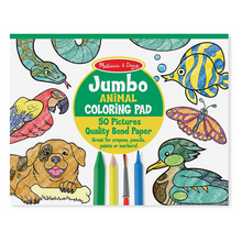 Load image into Gallery viewer, Jumbo Coloring Pad - Animals